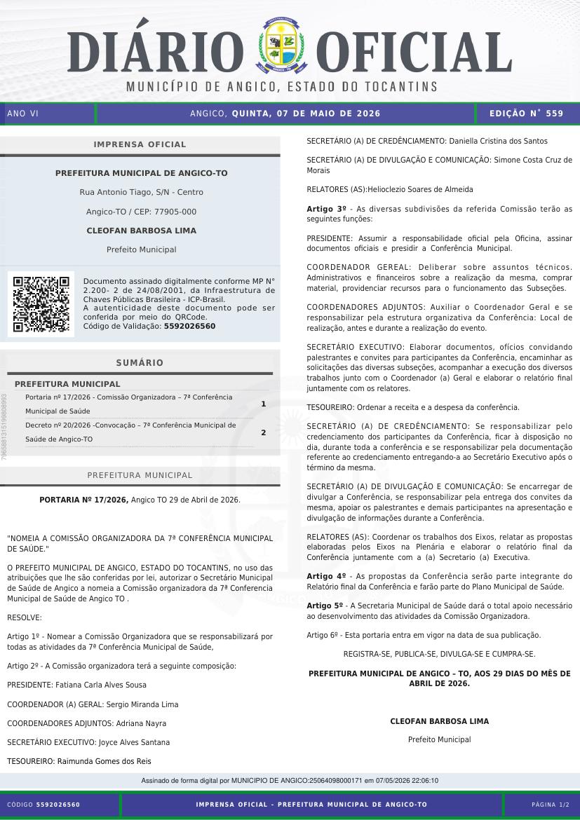 Capa da edição