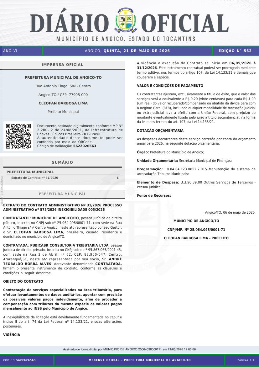 Capa da edição