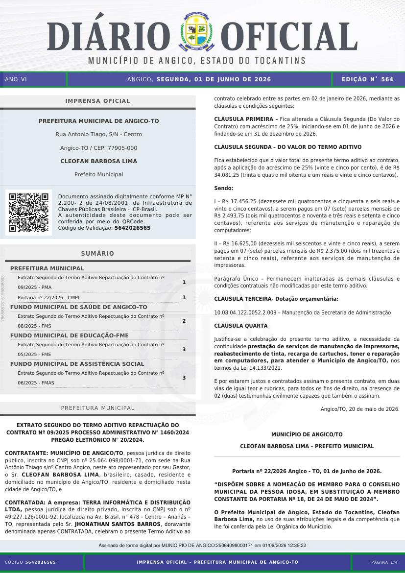 Capa da edição