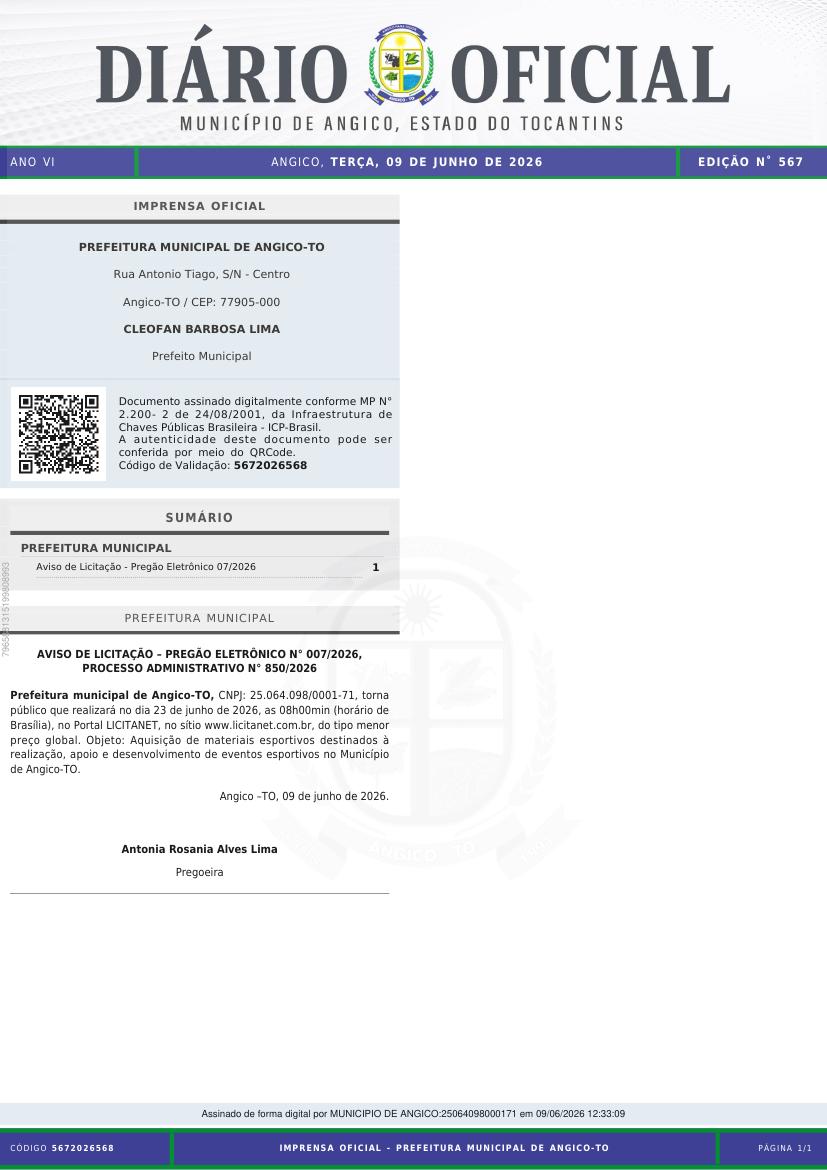 Capa da edição