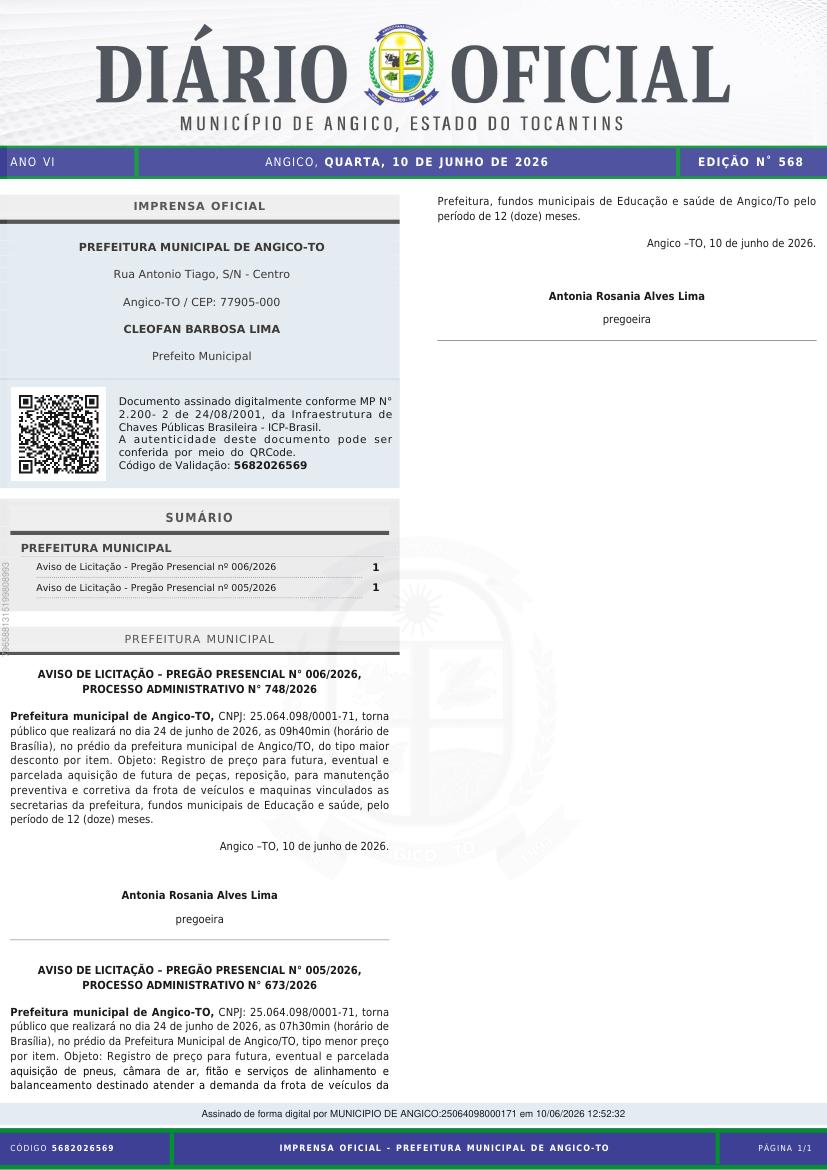 Capa da edição