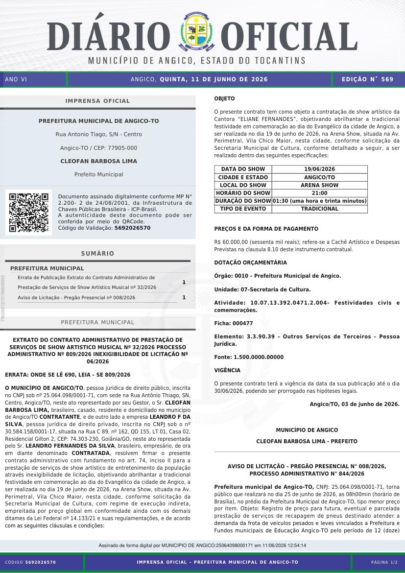 Capa da edição