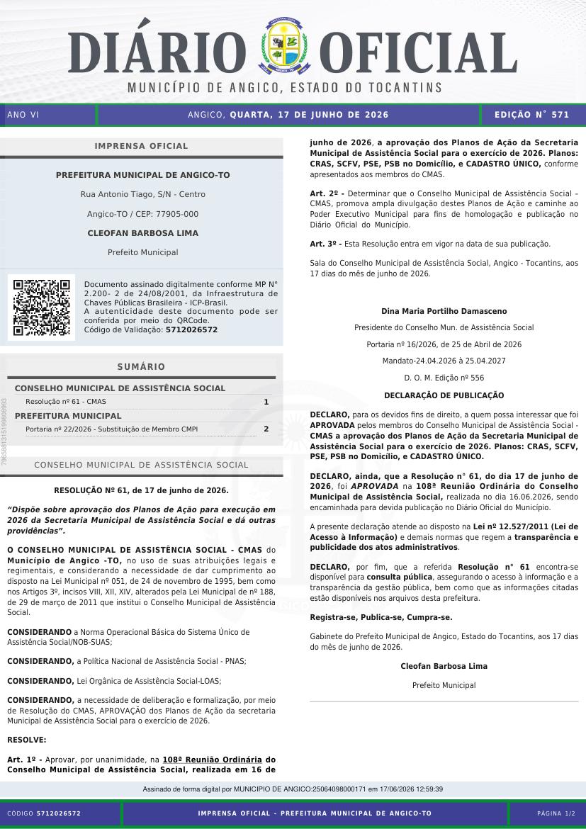 Capa da edição