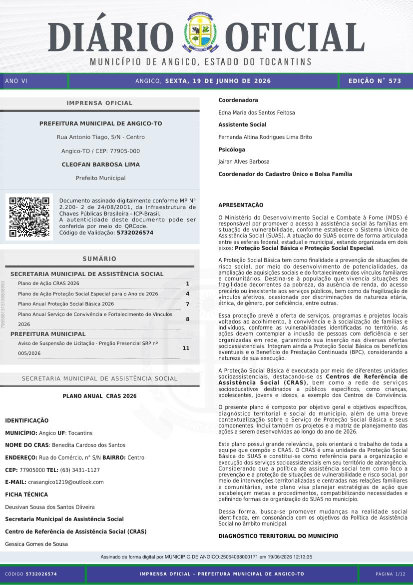 Capa da edição