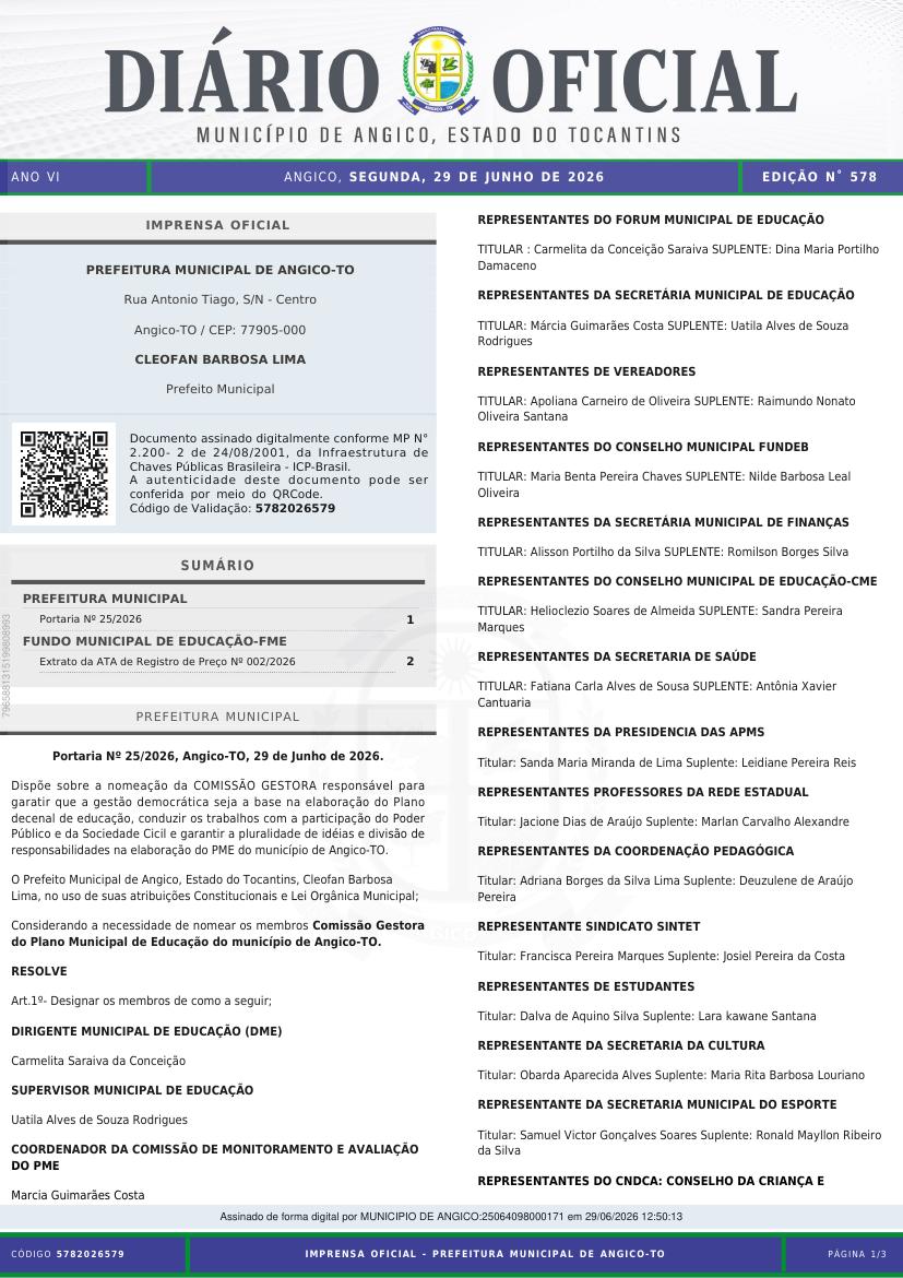 Capa da edição