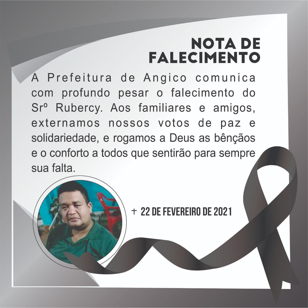 NOTA DE FALECIMENTO