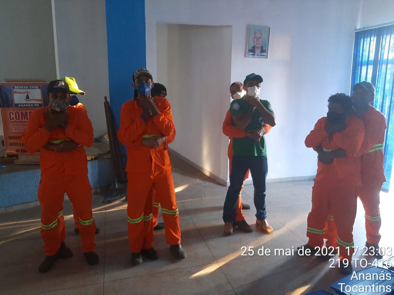 Brigadistas de Angico participam do Curso de Brigadistas de Combate a Incêndio Florestal em Ananás