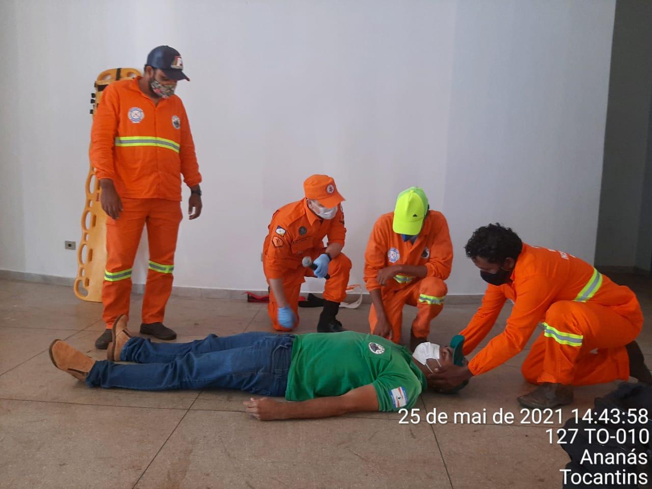 Brigadistas de Angico participam do Curso de Brigadistas de Combate a Incêndio Florestal em Ananás