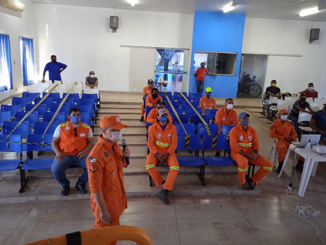 Brigadistas de Angico participam do Curso de Brigadistas de Combate a Incêndio Florestal em Ananás