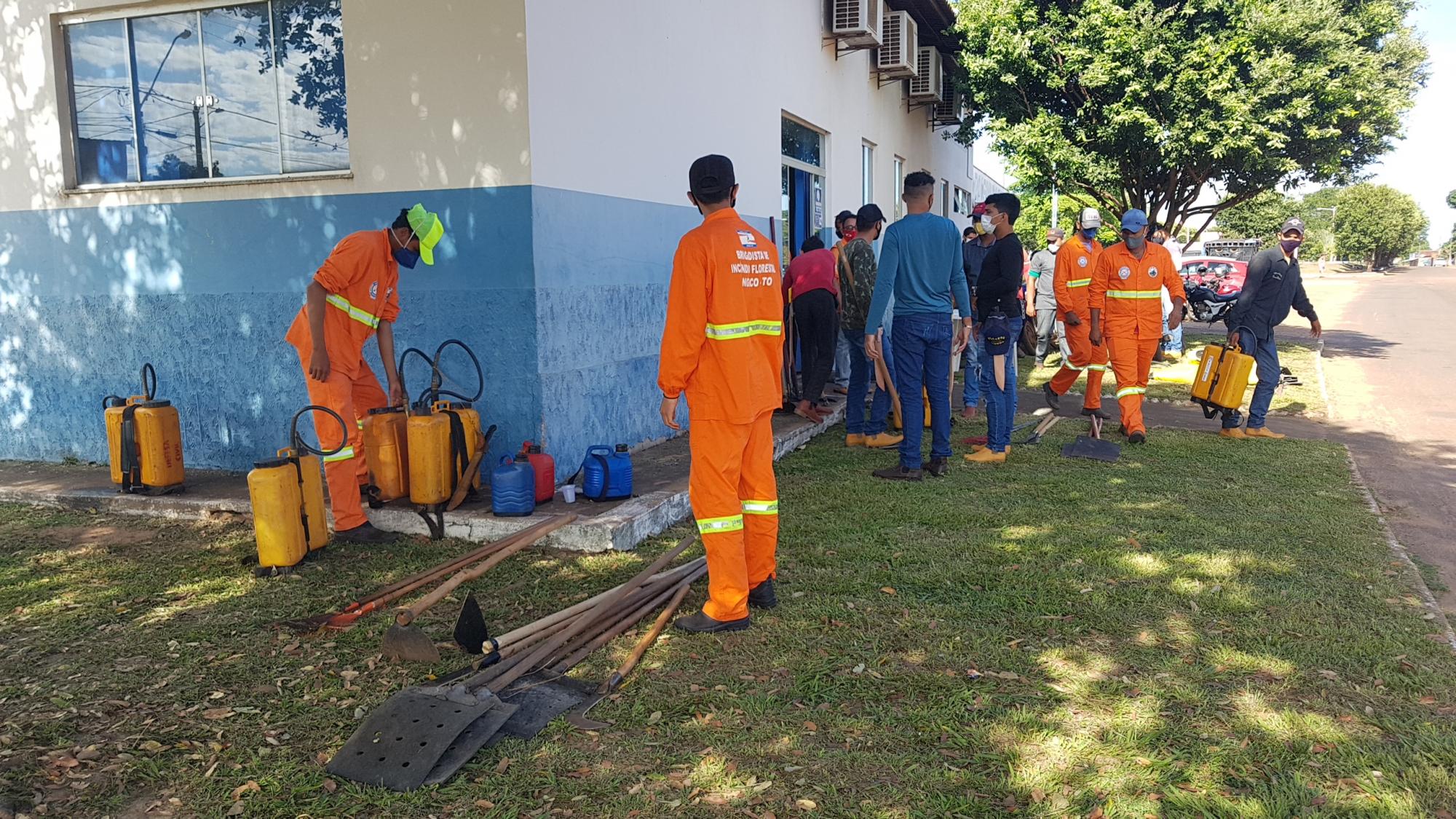 Brigadistas de Angico finalizam capacitação e treinamento em Ananás