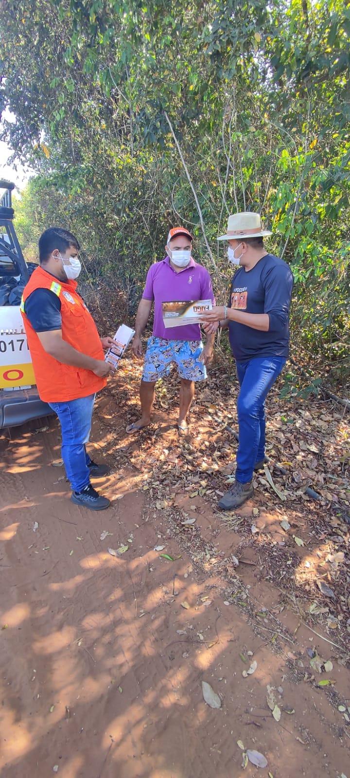 Projeto Foco no Fogo leva orientações sobre os riscos das queimadas em Angico