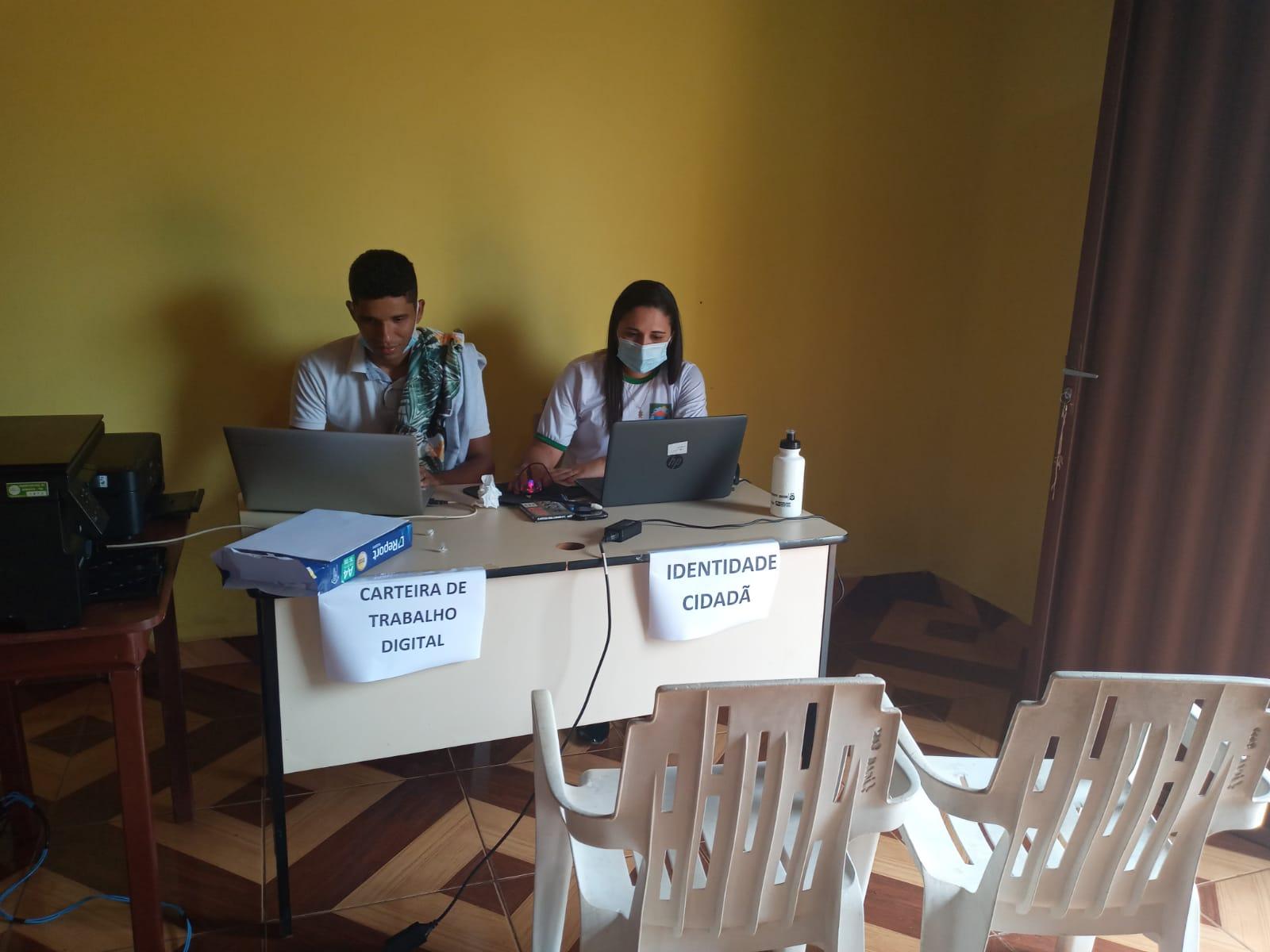 ASSISTÊNCIA SOCIAL: ação itinerante leva serviços sociais aos moradores  da Associação ACAN, Povoado Vaca Morta e Extrema