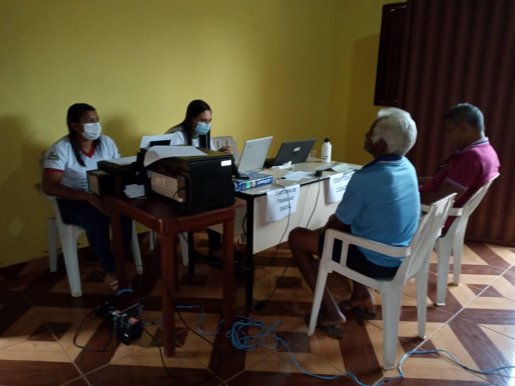 ASSISTÊNCIA SOCIAL: ação itinerante leva serviços sociais aos moradores  da Associação ACAN, Povoado Vaca Morta e Extrema