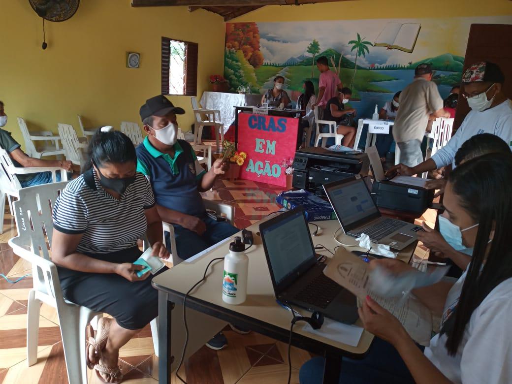 ASSISTÊNCIA SOCIAL: ação itinerante leva serviços sociais aos moradores  da Associação ACAN, Povoado Vaca Morta e Extrema