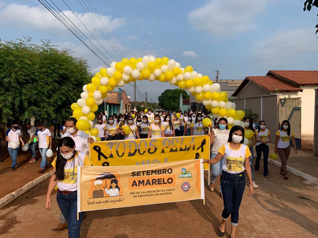 Setembro amarelo: Prefeitura de Angico promove caminhada pela vida 