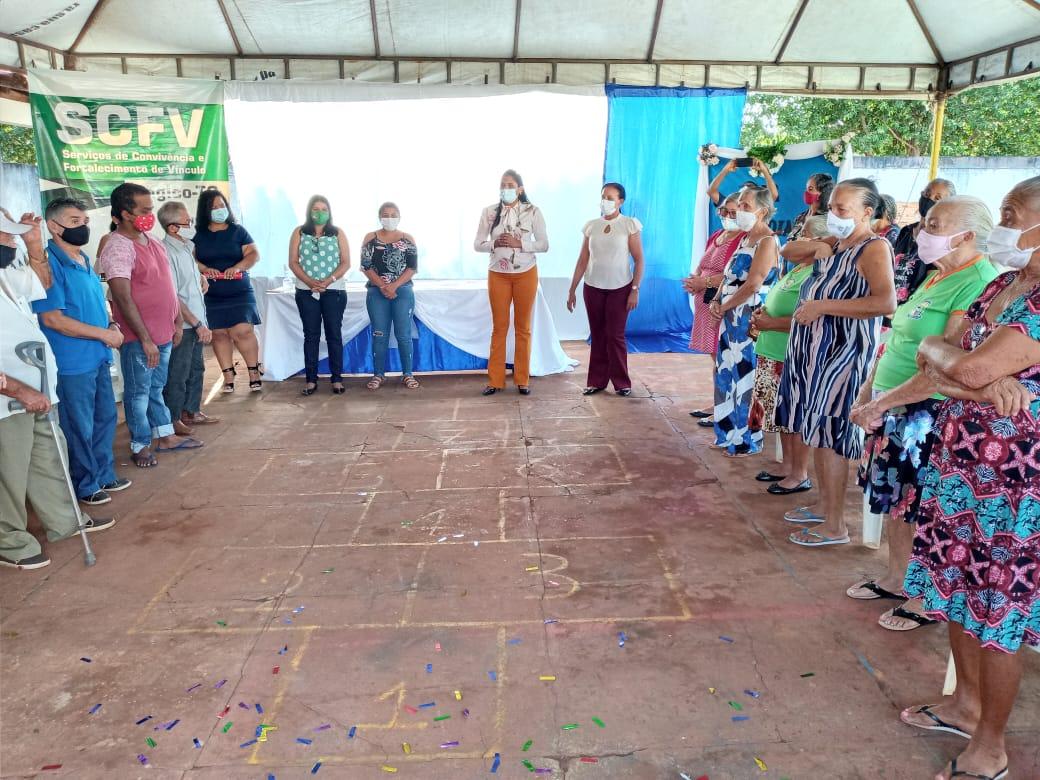 1º DE OUTUBRO: Idosos de Angico participam de confraternização em comemoração ao Dia Internacional do Idoso