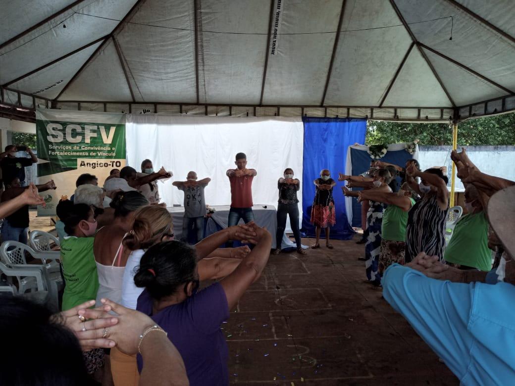 1º DE OUTUBRO: Idosos de Angico participam de confraternização em comemoração ao Dia Internacional do Idoso