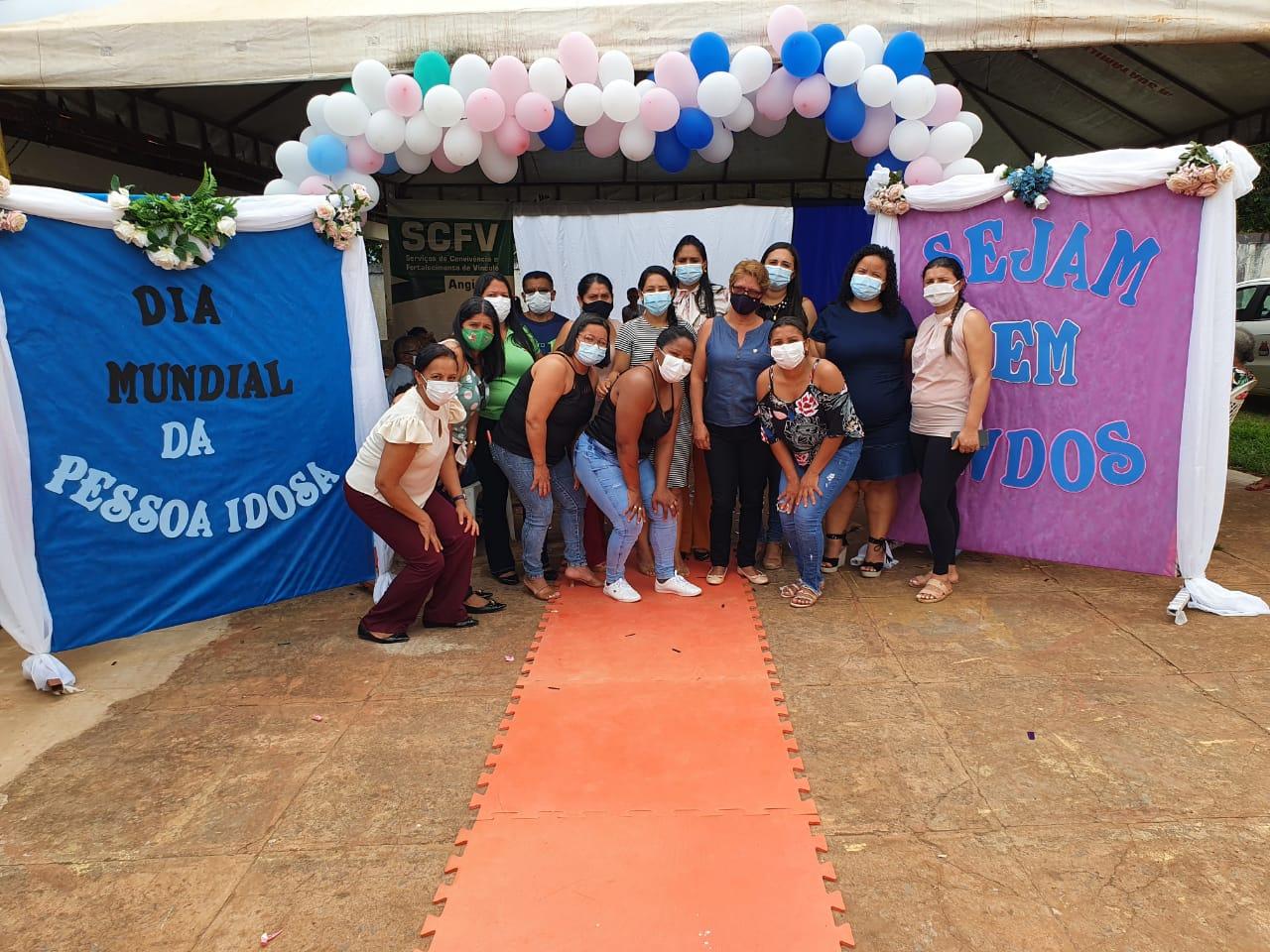 1º DE OUTUBRO: Idosos de Angico participam de confraternização em comemoração ao Dia Internacional do Idoso