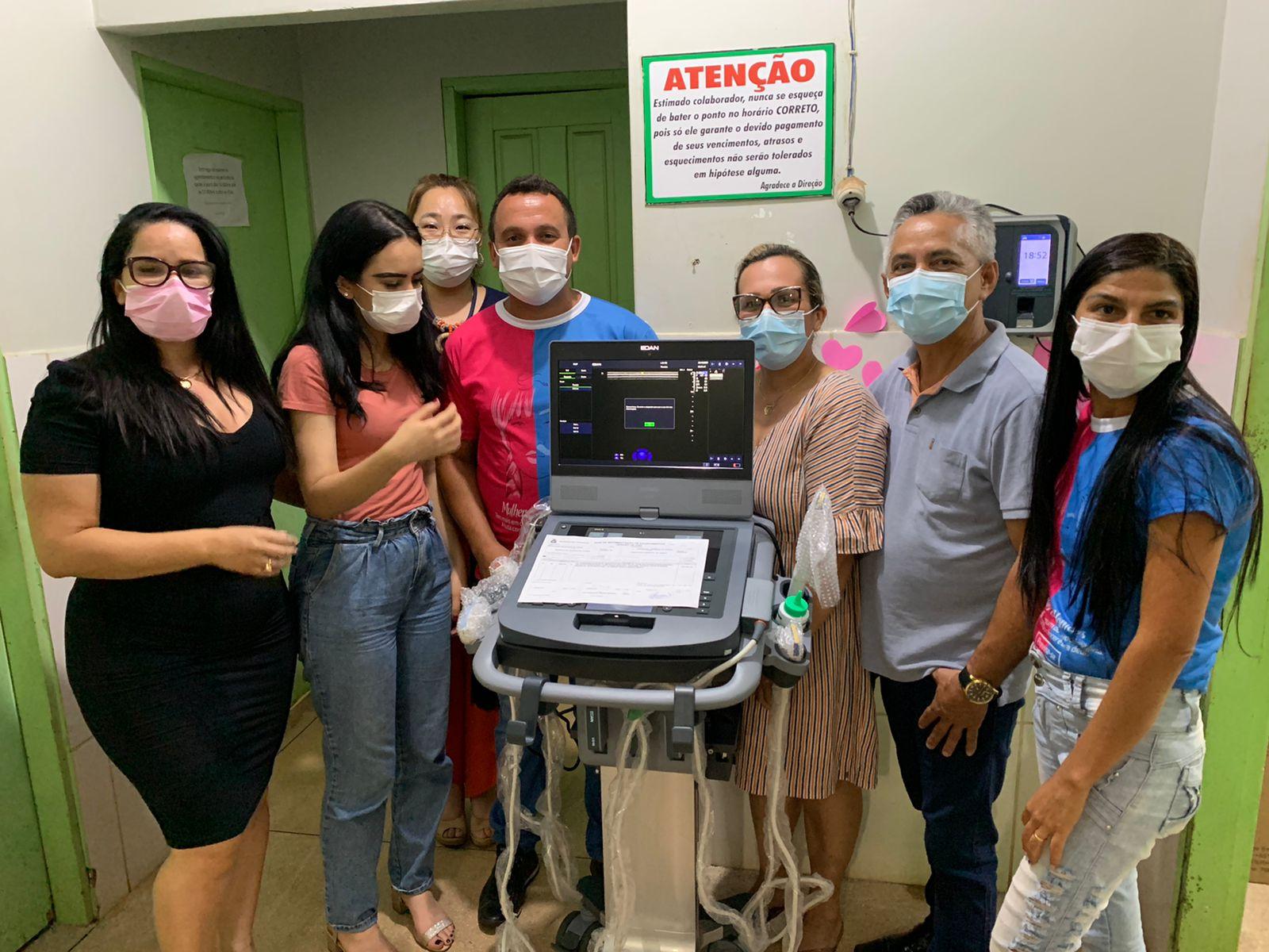 Secretaria de Estado da Saúde doa aparelho de ultrassonografia de última geração para o Município de Angico