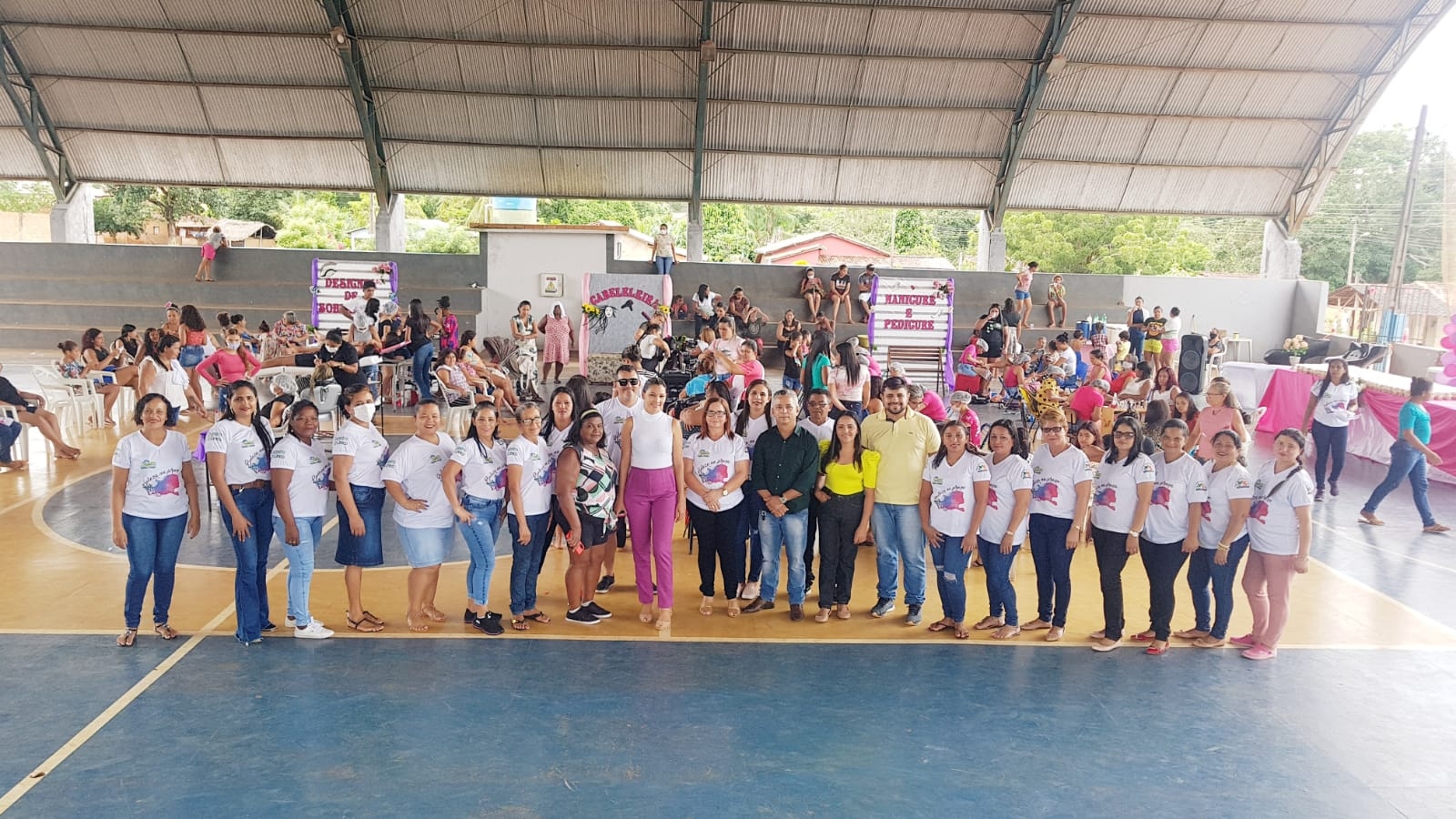 Projeto Mulher Preciosa é encerrado com grande ação promovido na Quadra de Esportes em homenagem as Mulheres de Angico