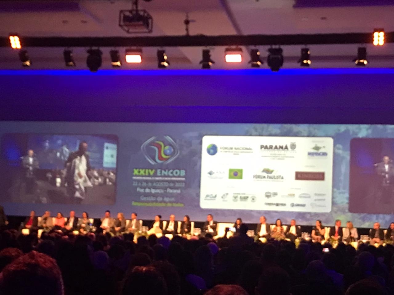 Secretário Municipal do Meio Ambiente de Angico Sebastião Guimarães participa do XXIV ENCOB em Foz do Iguaçu (PR)