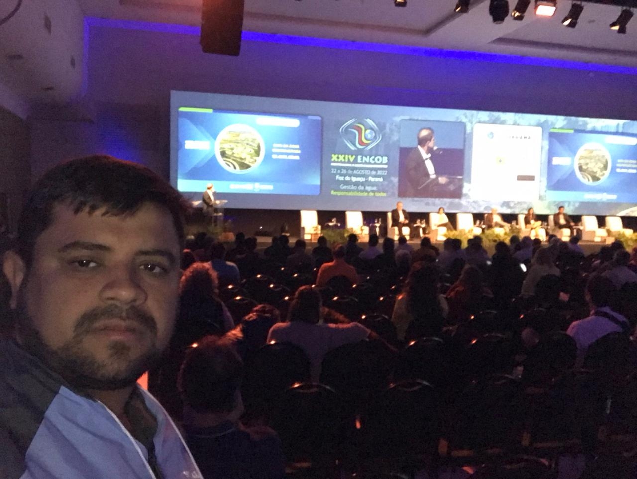 Secretário Municipal do Meio Ambiente de Angico Sebastião Guimarães participa do XXIV ENCOB em Foz do Iguaçu (PR)