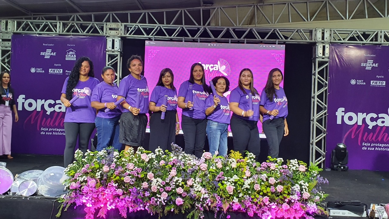 Angico participa da Formatura do Projeto Força Mulher realizado em Araguatins pelo SEBRAE