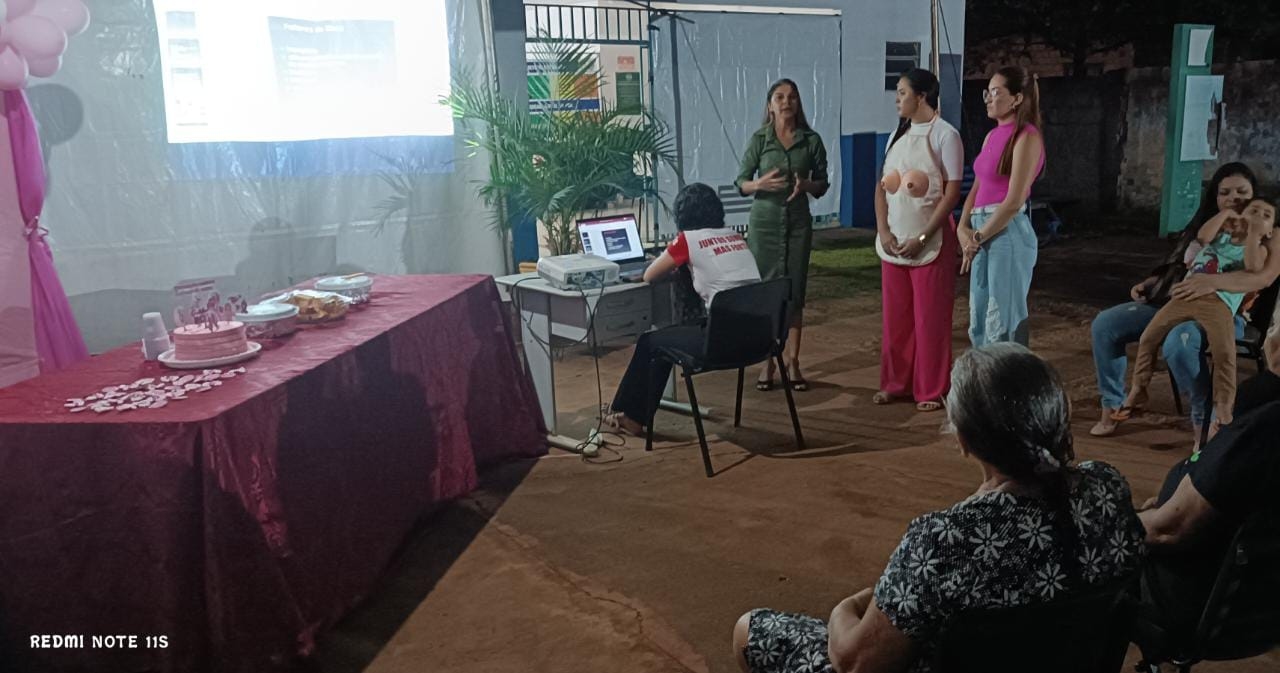 Saúde de Angico finaliza Campanha do Outubro Rosa no Povoado Tamboril