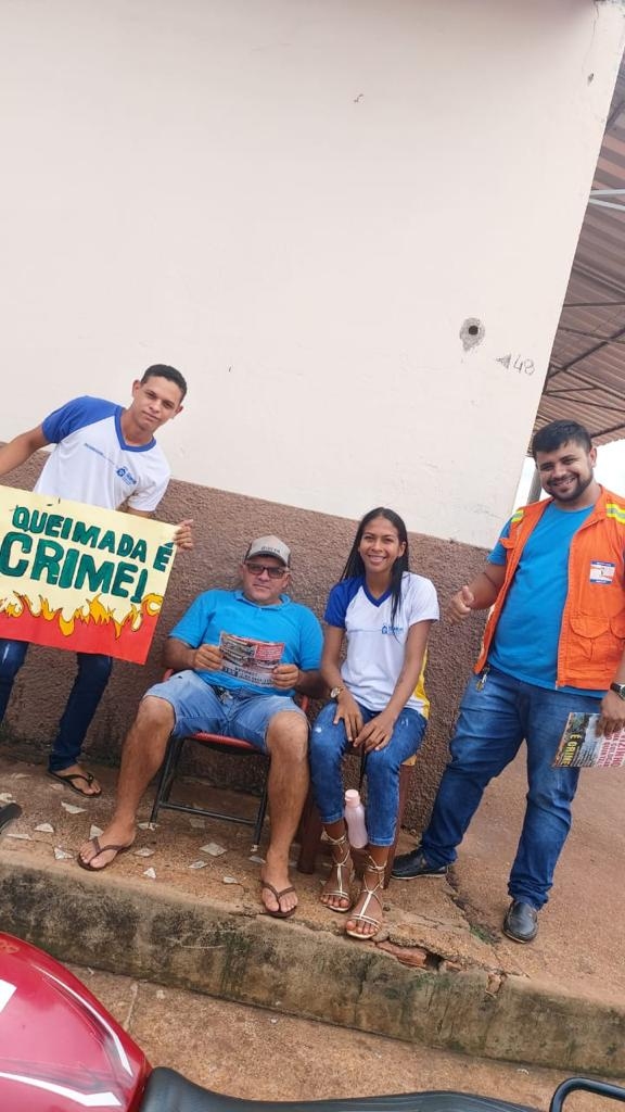 Ações de alerta ao combate às queimadas envolvendo palestras, blitz e entrega de folhetos são realizadas em Angico