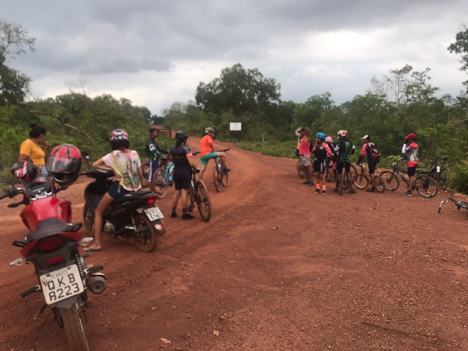 II Pedal Ecológico da Padroeira é promovido em Angico e marca o início da abertura oficial do Festejo de Santa Catarina