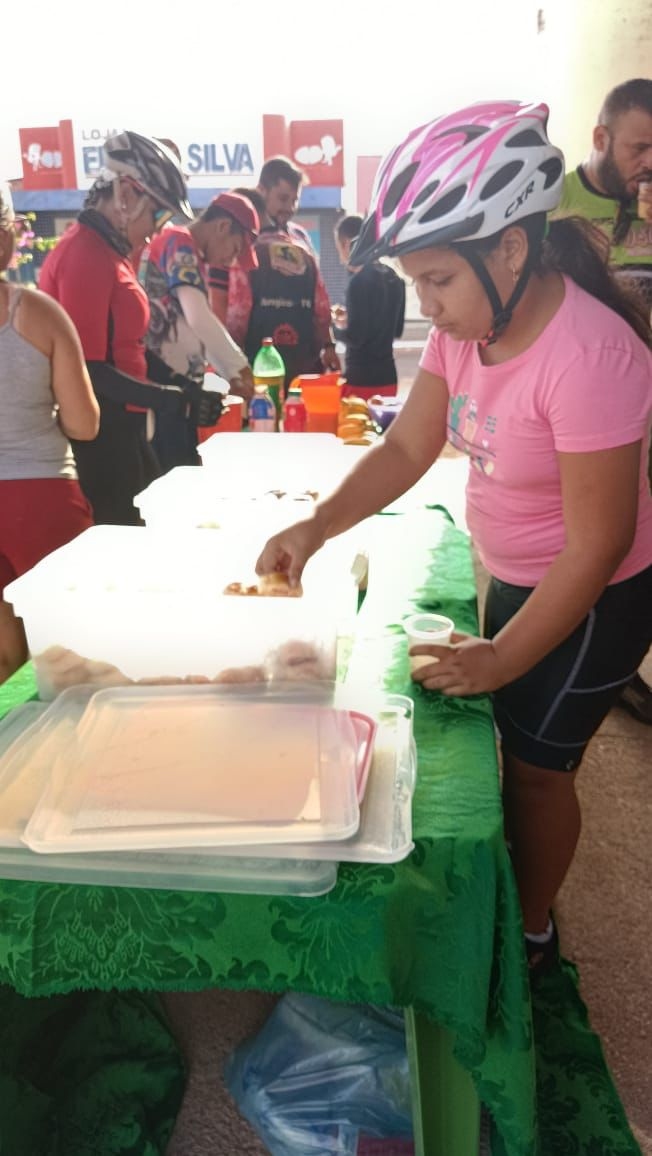 II Pedal Ecológico da Padroeira é promovido em Angico e marca o início da abertura oficial do Festejo de Santa Catarina