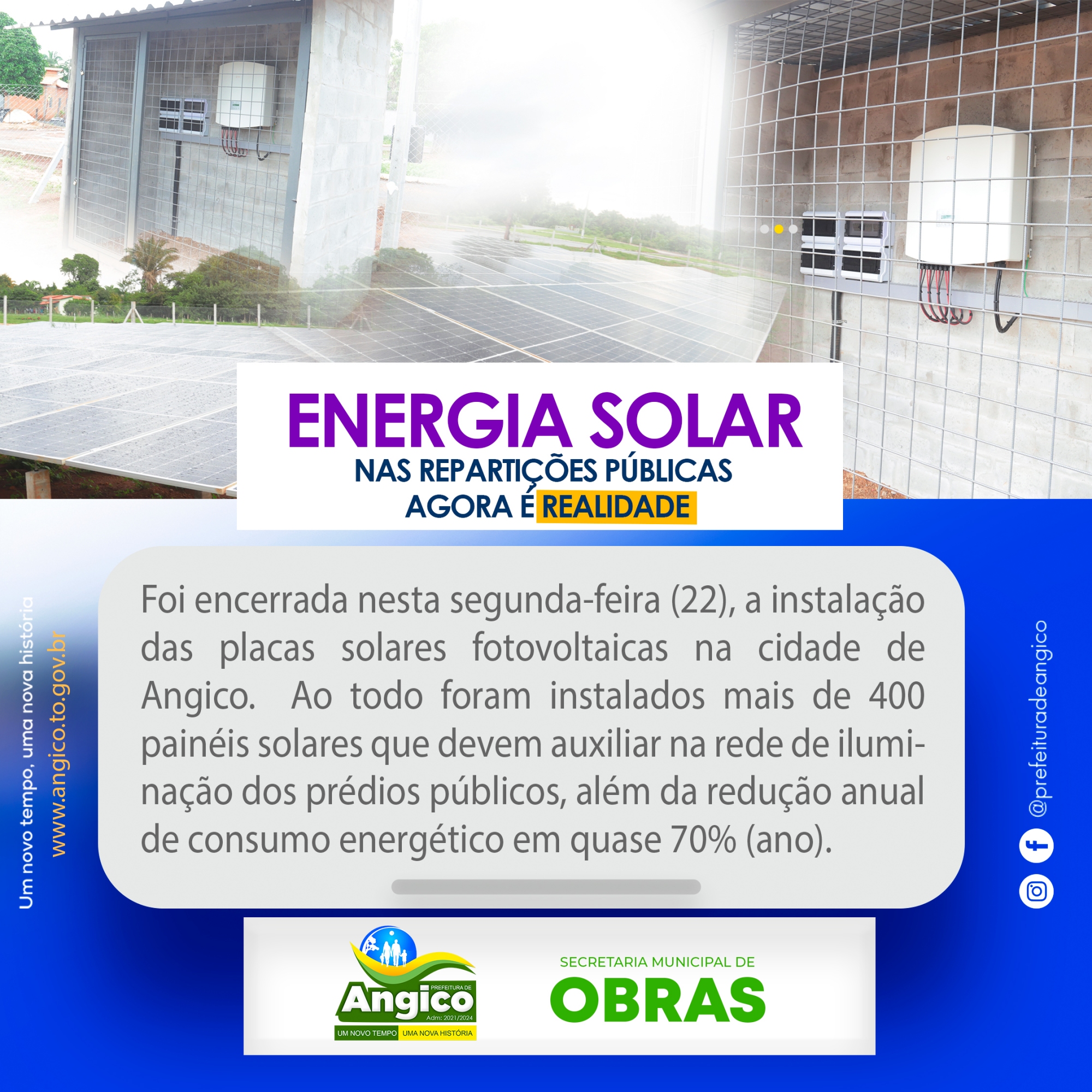 Angico está mais verde e sustentável!